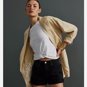 Pilcro Cotton Linen Kahki Jacket